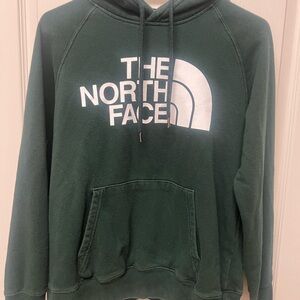 The North Face Green Hooded Sweatshirt Hoodie Women’s Size Small